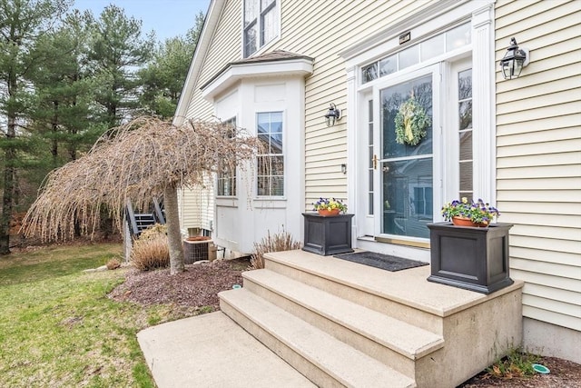 31 Fox Holw, Plymouth, MA 02360 - property entrance with a yard