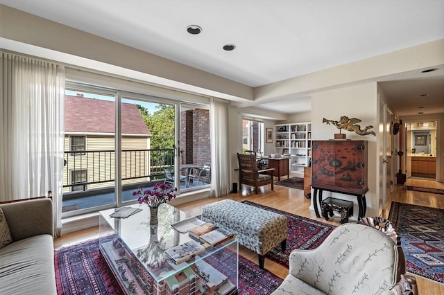 130 Mount Auburn St Unit 204, Cambridge, MA 02138 - living area featuring wood finished floors