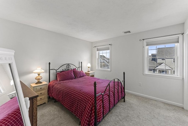 bedroom with carpet flooring