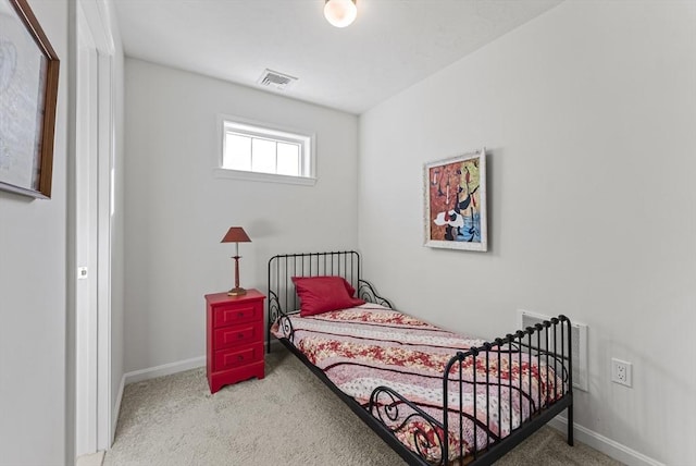 bedroom featuring carpet flooring