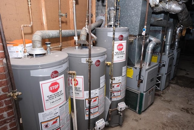 218 W 8th St, Boston, MA 02127 - utility room featuring water heater