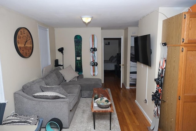 218 W 8th St, Boston, MA 02127 - living room with wood finished floors and baseboards