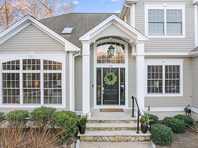 view of entrance to property