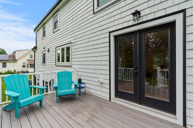 21 Pembrook Rd, North Andover, MA 01845 - wooden deck featuring french doors