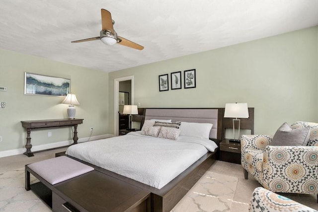 10 Primrose Ln, Westborough, MA 01581 - bedroom with baseboards and a ceiling fan