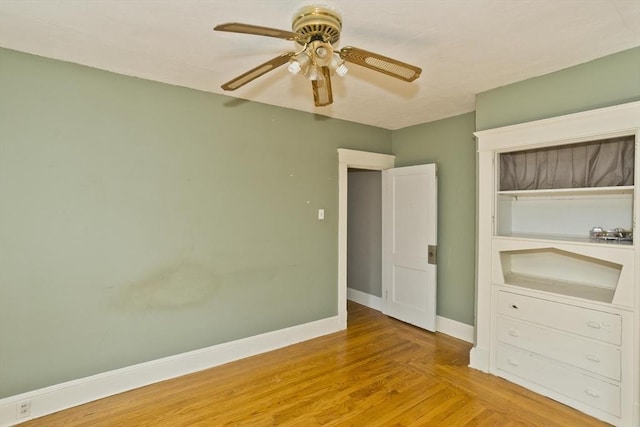 16 Worthen St, West Springfield, MA 01089 - unfurnished bedroom with wood finished floors and a ceiling fan