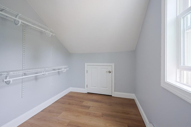 18 Beaumont Rd, Worcester, MA 01604 - spacious closet featuring vaulted ceiling and wood finished floors
