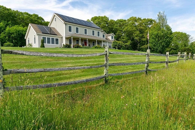 27 Southwick Rd, Sutton, MA 01590 - view of front of house with roof mounted solar panels