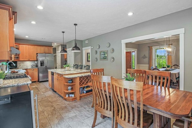 27 Southwick Rd, Sutton, MA 01590 - dining space featuring recessed lighting
