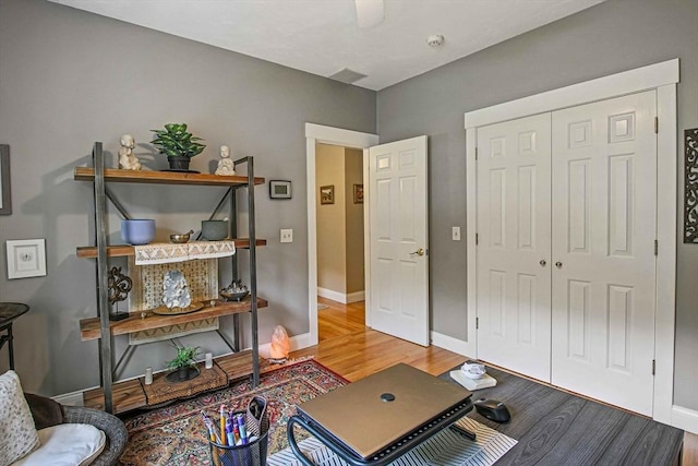 27 Southwick Rd, Sutton, MA 01590 - home office featuring wood finished floors and baseboards