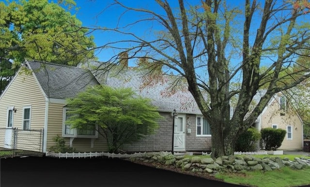 59 Katherine St, Weymouth, MA 02191 - view of front of property featuring a chimney