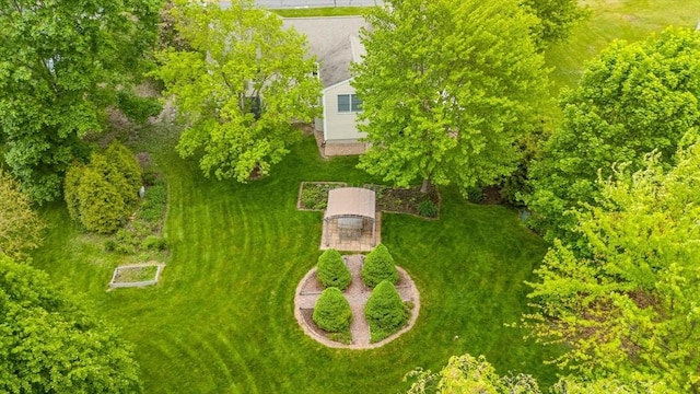 view from above of property