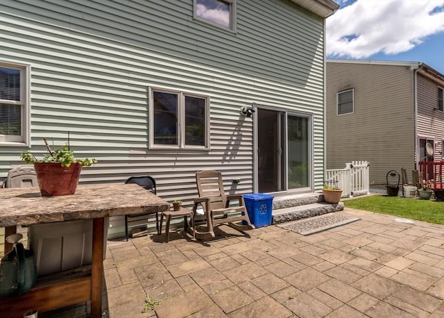 140 College Farm Rd, Waltham, MA 02451 - back of property with a patio area
