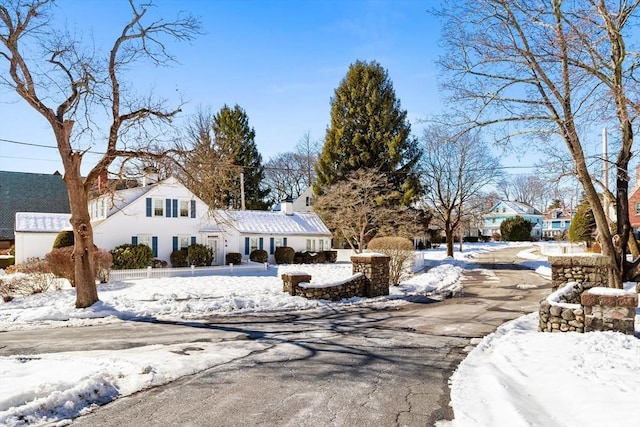 exterior space featuring driveway