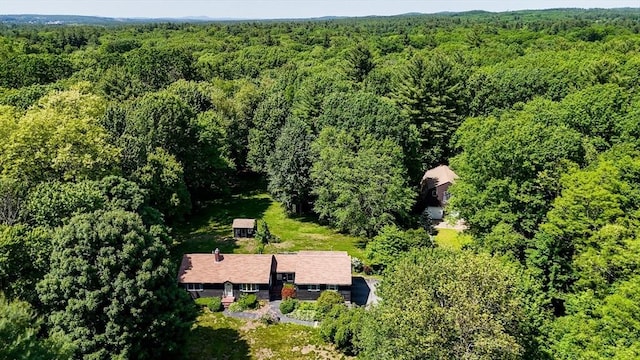 10 Corcoran Dr, Tyngsborough, MA 01879 - aerial view of a heavily wooded area