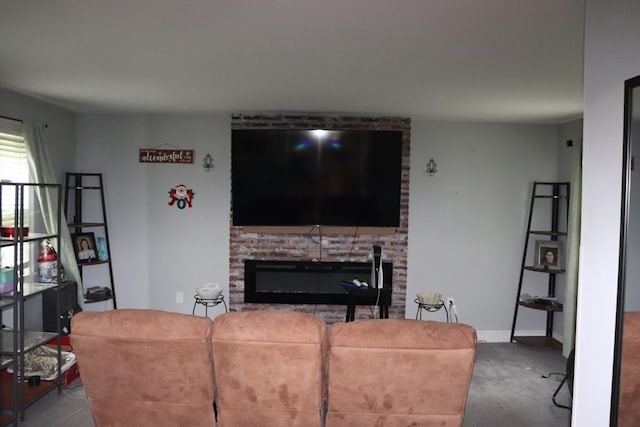 3 Moraine St, Andover, MA 01810 - living area featuring a glass covered fireplace