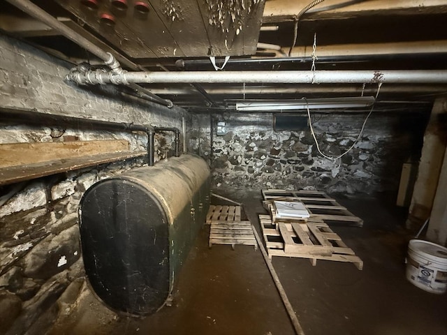 64 Suffolk St, Worcester, MA 01604 - unfinished basement featuring heating fuel