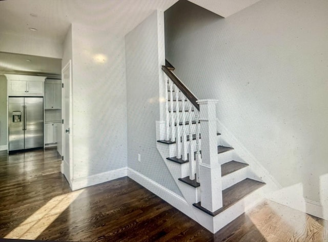 45 Widow Rites Ln, Sudbury, MA 01776 - stairs with wood finished floors and baseboards