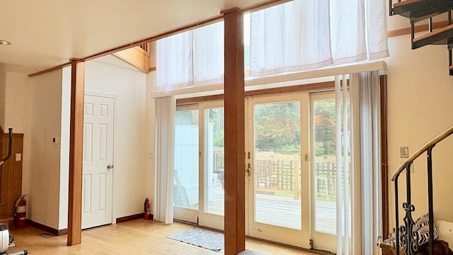 67 Amherst Rd Unit 67, South Hadley, MA 01075 - doorway to outside with wood finished floors