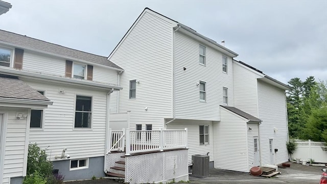 67 Amherst Rd Unit 67, South Hadley, MA 01075 - rear view of property featuring a deck