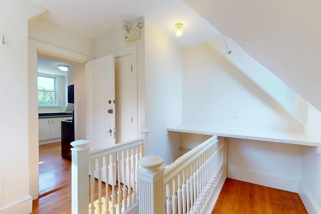 12 Bigelow Cir Unit 3, Boston, MA 02135 - hall with an upstairs landing and light wood-style flooring