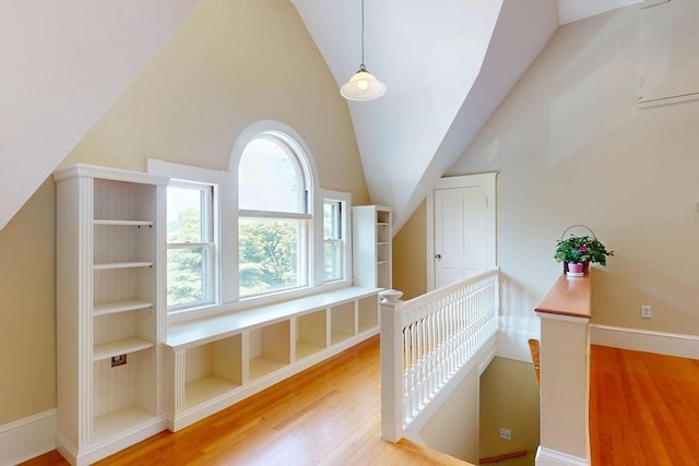 12 Bigelow Cir Unit 3, Boston, MA 02135 - additional living space with wood finished floors and vaulted ceiling