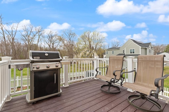 4 Curley Cir, Ayer, MA 01432 - deck with a residential view and a grill