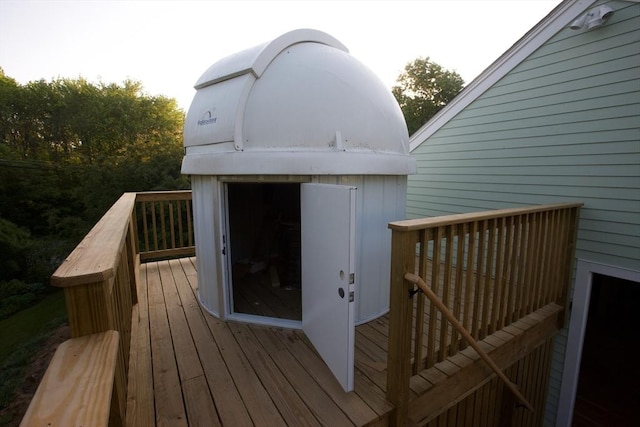 view of deck