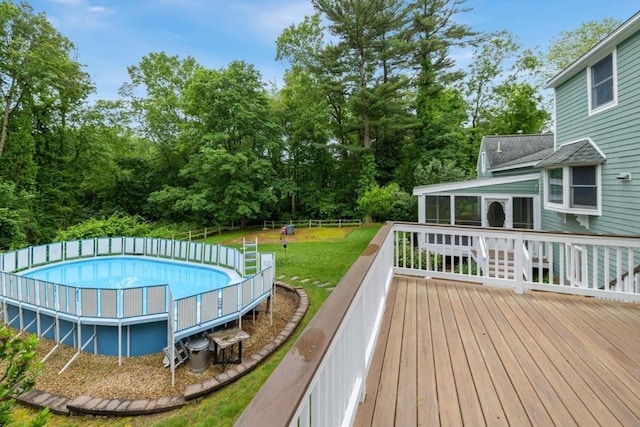 35 Faulkner Hill Rd, Acton, MA 01720 - wooden deck featuring a yard