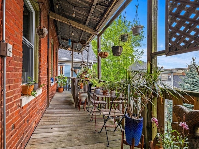 view of deck
