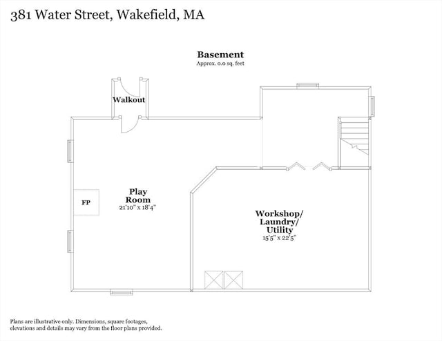 381 Water, Wakefield, MA 01880 - view of room layout