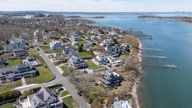 11 Paige St, Hingham, MA 02043 - aerial overview of property's location featuring a nearby body of water and nearby suburban area