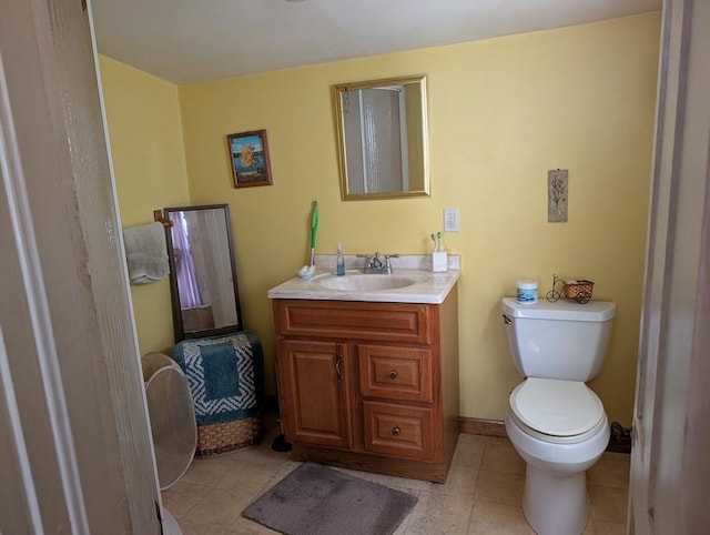 8 May St, Webster, MA 01570 - half bath with vanity and tile patterned floors