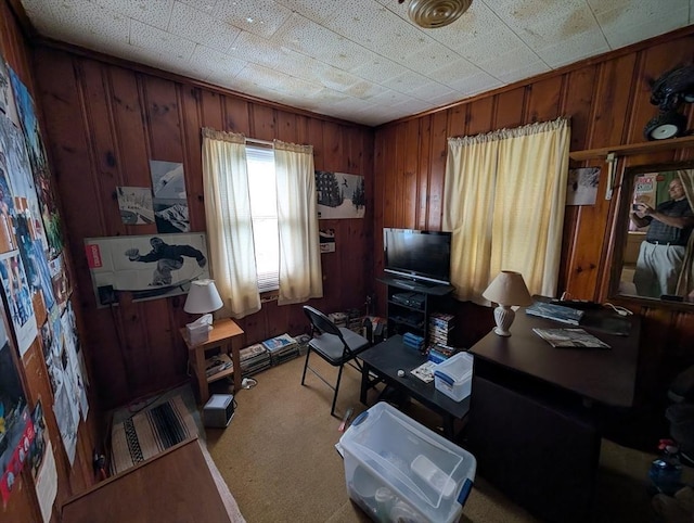 8 May St, Webster, MA 01570 - office space featuring wood walls and carpet flooring