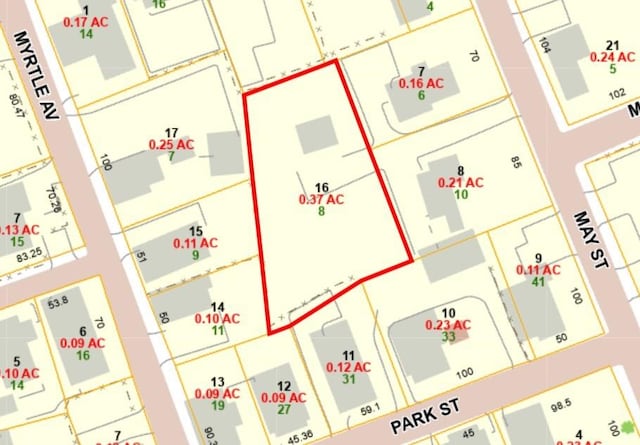 8 May St, Webster, MA 01570 - map of parcels