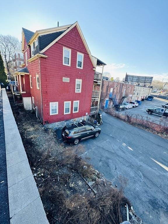 view of side of property
