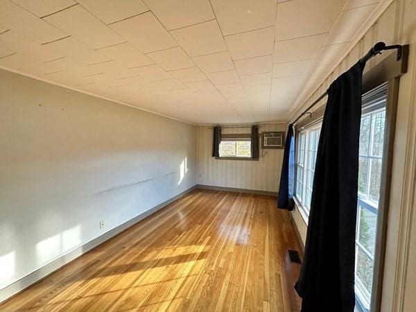 91 W Main St, West Brookfield, MA 01585 - empty room with light wood finished floors and baseboards