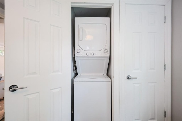 5 Birch Hill Rd, Dennis, MA 02639 - laundry room with stacked washer and clothes dryer