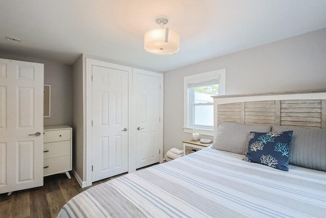 5 Birch Hill Rd, Dennis, MA 02639 - bedroom featuring dark wood-style floors and a closet