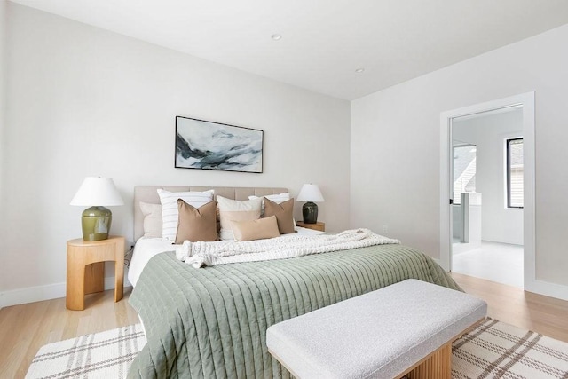 354 Linwood Ave Unit 354, Newton, MA 02460 - bedroom featuring light wood-style flooring and baseboards
