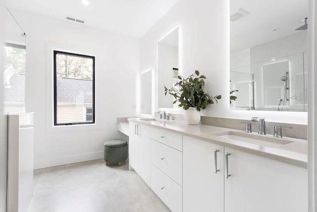 354 Linwood Ave Unit 354, Newton, MA 02460 - full bathroom with double vanity and baseboards