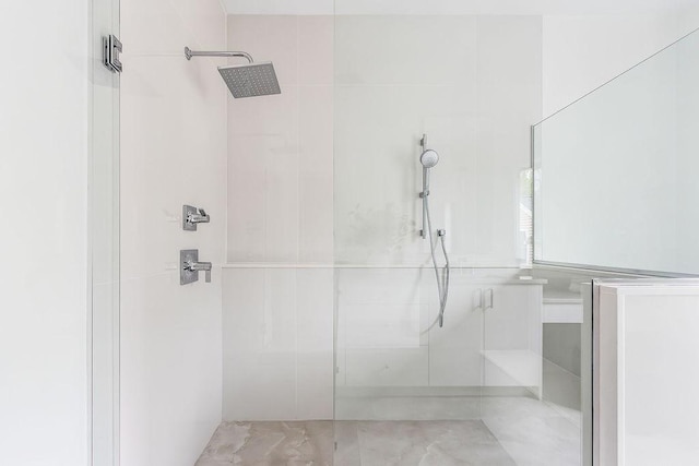 354 Linwood Ave Unit 354, Newton, MA 02460 - bathroom featuring a tile shower