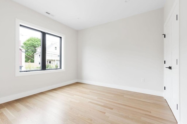 354 Linwood Ave Unit 354, Newton, MA 02460 - spare room featuring light wood-type flooring and baseboards