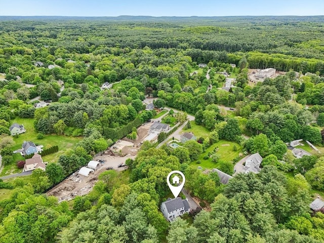 176 Crescent St, Stow, MA 01775 - bird's eye view of a forest