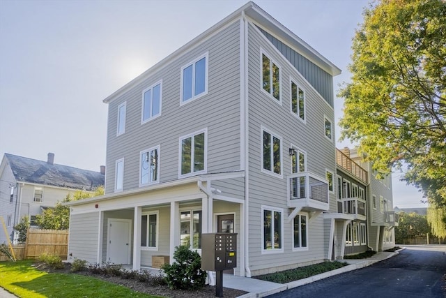 view of rear view of property