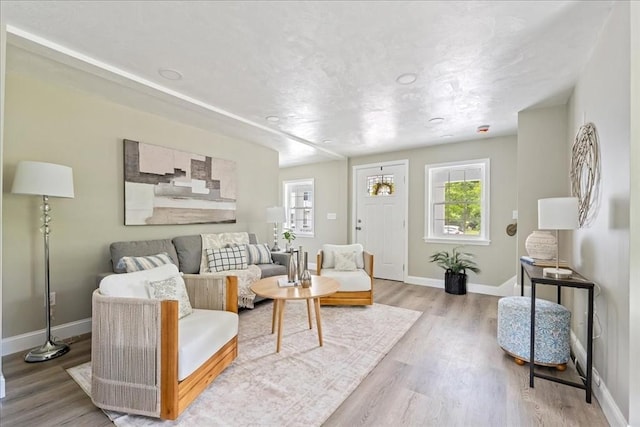 1009 Point Rd, Marion, MA 02738 - living room featuring baseboards and wood finished floors