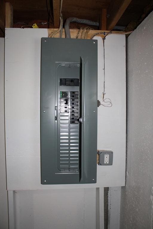 utility room with electric panel
