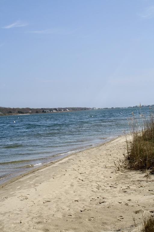 water view with a beach view