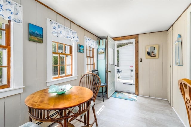 68 Fifth Ave, Barnstable, MA 02601 - dining space with healthy amount of natural light and a decorative wall