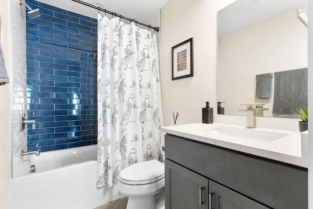 34 Alpha Rd Unit 3, Boston, MA 02124 - bathroom featuring vanity, toilet, and shower / bath combo